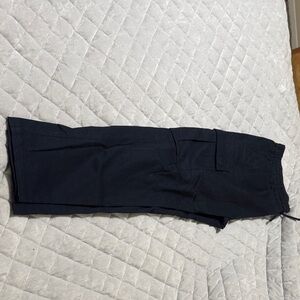 Men's Black Casual Drawstring Pants